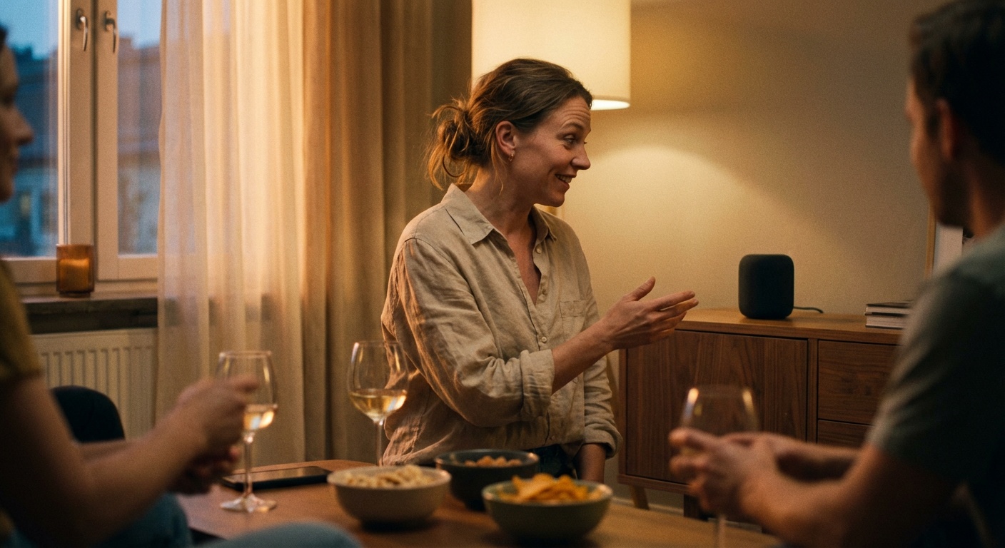 Musique, Ambiance et Conversation : Comment l'Enceinte Intelligente Anime Vos Soirées